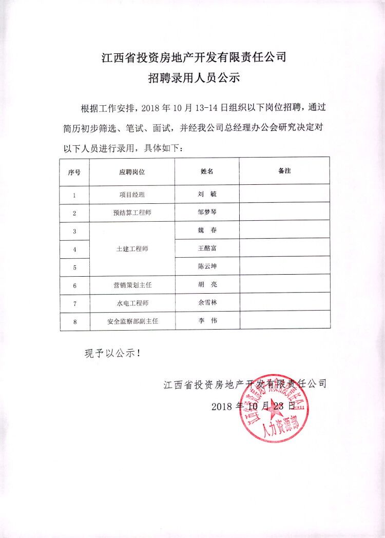 房地产公司录用公示.jpg